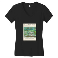 Claude Monet - Japanese Footbridge Women's V-neck T-shirt | Artistshot