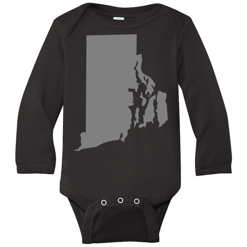 Limited Edition Rhode Island Gray Long Sleeve Baby Bodysuit by greggjvandervor | Artistshot