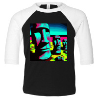 Hot Trend Pop Art Easter Island Toddler 3/4 Sleeve Tee | Artistshot