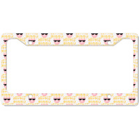 Gettin  Piggy With It  Funny Pig Lover License Plate Frame | Artistshot