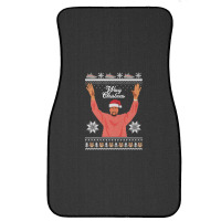 Hiphop Bear Ugly Xmaser Merry Chrismas Front Car Mat | Artistshot