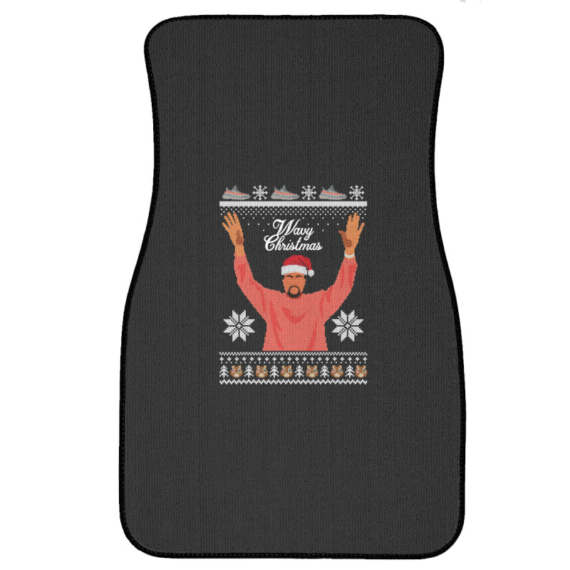 Hiphop Bear Ugly Xmaser Merry Chrismas Front Car Mat | Artistshot