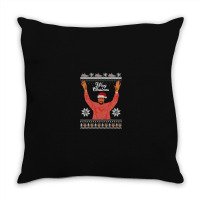 Hiphop Bear Ugly Xmaser Merry Chrismas Throw Pillow | Artistshot