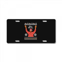 Hiphop Bear Ugly Xmaser Merry Chrismas License Plate | Artistshot