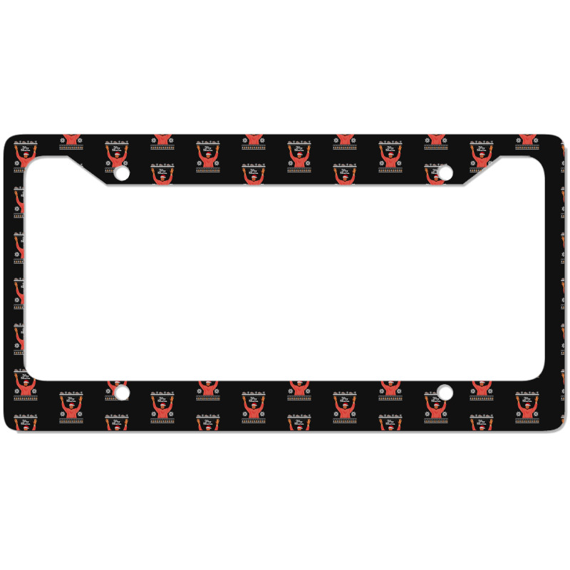 Hiphop Bear Ugly Xmaser Merry Chrismas License Plate Frame | Artistshot