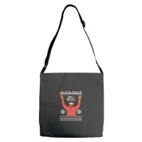 Hiphop Bear Ugly Xmaser Merry Chrismas Adjustable Strap Totes | Artistshot