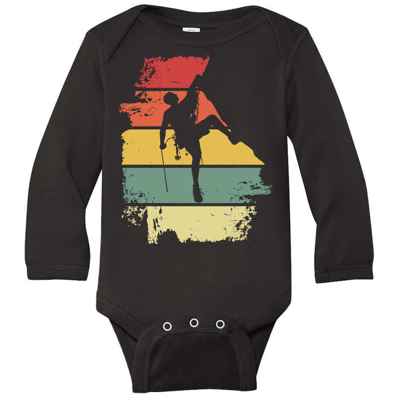 Limited Edition Rock Climbing-jnmts Long Sleeve Baby Bodysuit by greggjvandervor | Artistshot