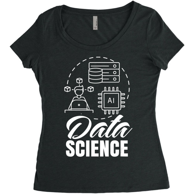 Trending Data Science Analytics Scientist Analyst Women's Triblend Scoop T-shirt by bummercaught | Artistshot