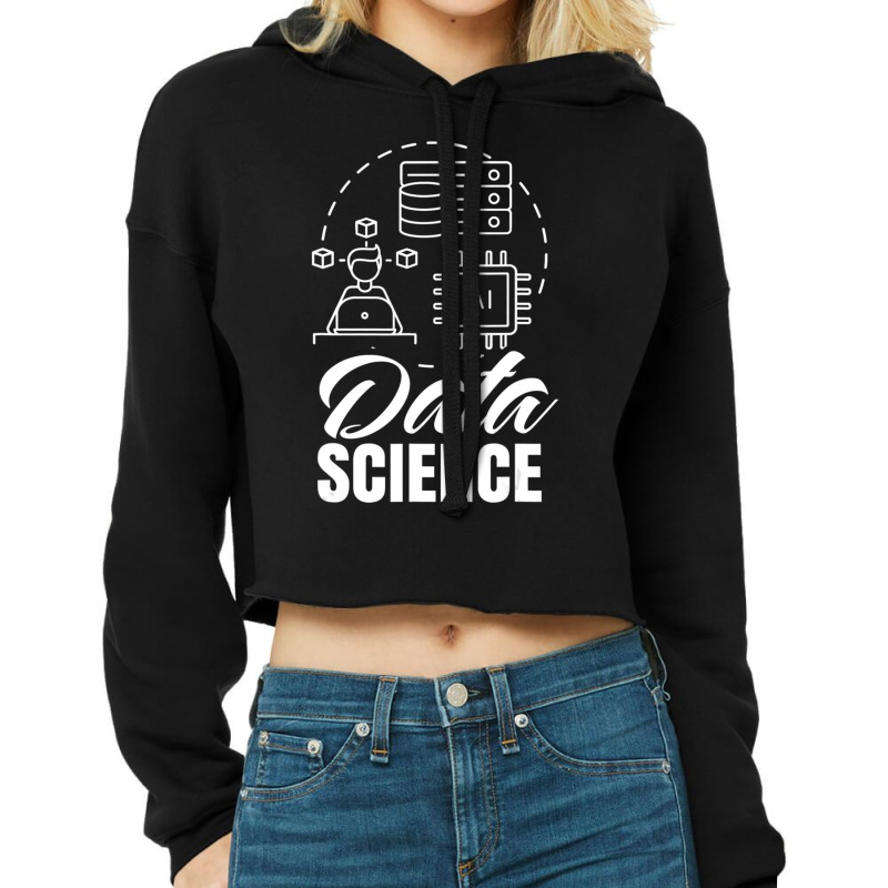 Trending Data Science Analytics Scientist Analyst Cropped Hoodie by bummercaught | Artistshot