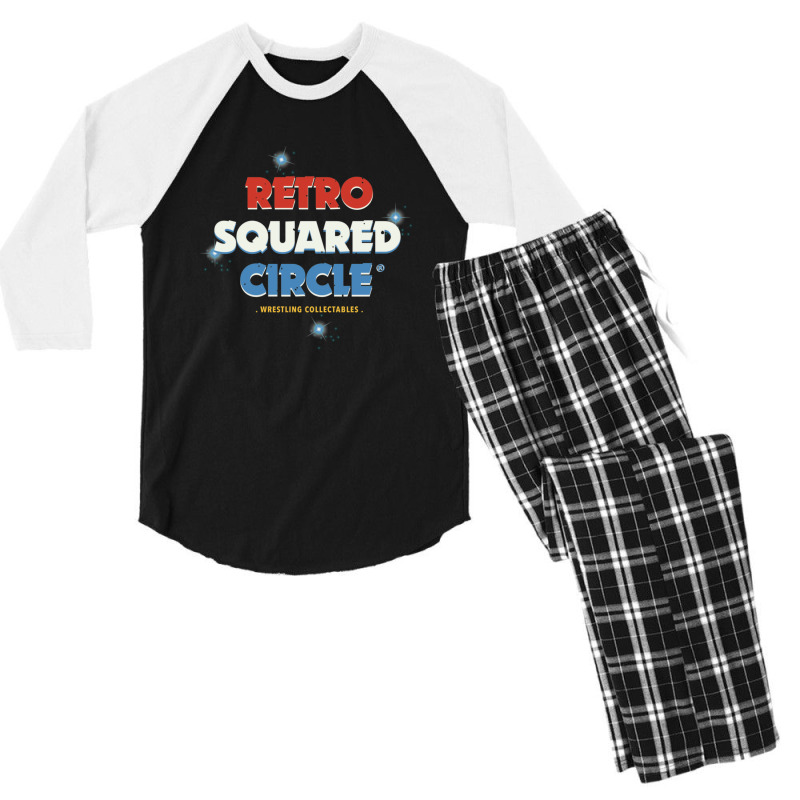 Retro Squared Circle Men's 3/4 Sleeve Pajama Set by CassidyWise | Artistshot