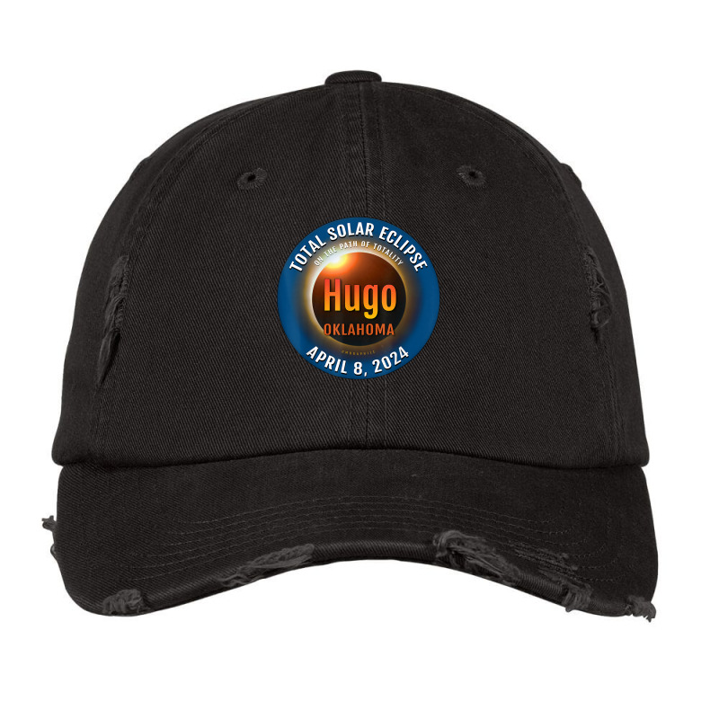 Hugo Oklahoma Ok Total Solar Eclipse 2024  3  T Shirt Vintage Cap by dorman | Artistshot