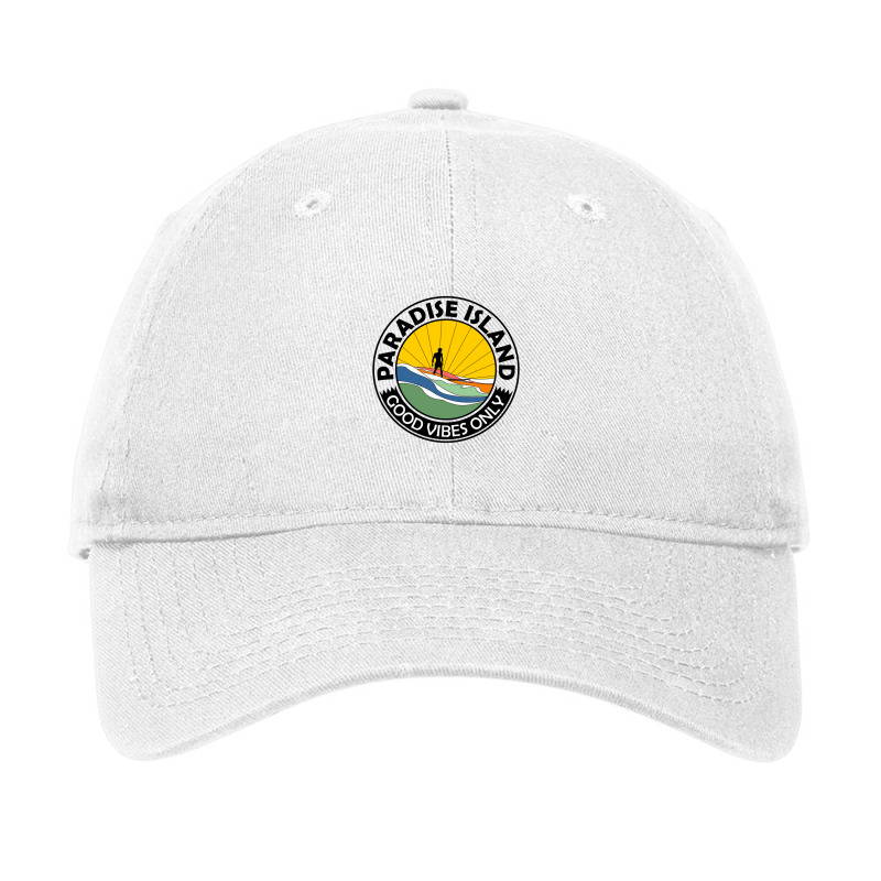 Paradise Island Good Vibes Only Summer Adjustable Cap by Disgus_Thing | Artistshot