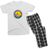 Paradise Island Good Vibes Only Summer Men's T-shirt Pajama Set | Artistshot