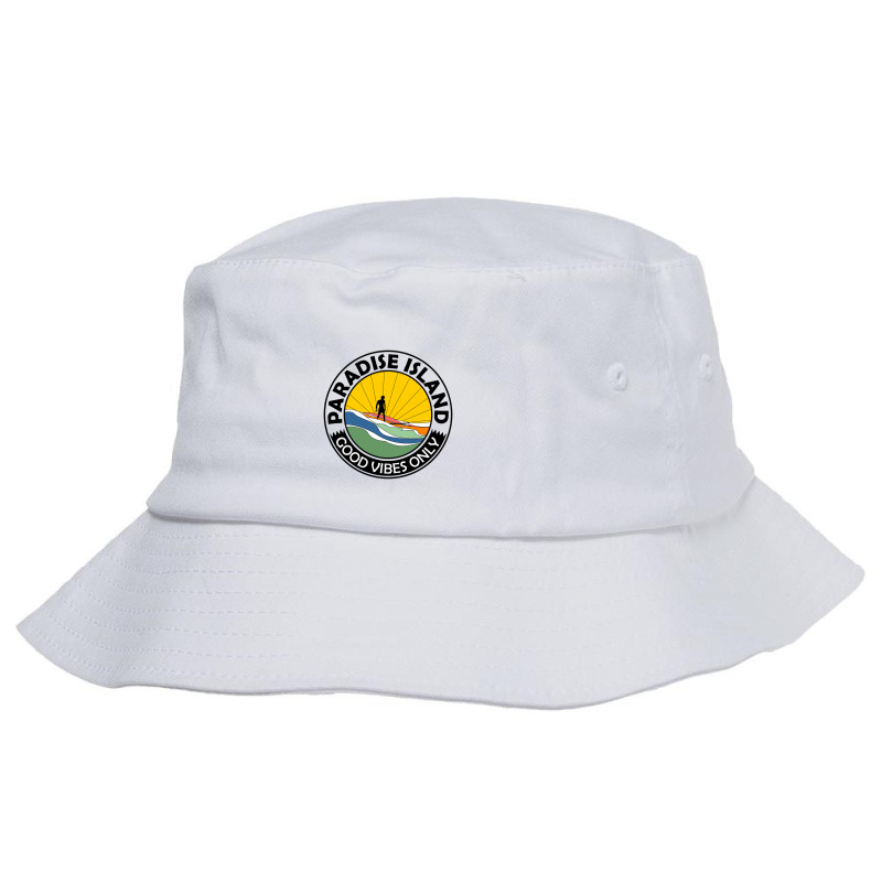 Paradise Island Good Vibes Only Summer Bucket Hat by Disgus_Thing | Artistshot