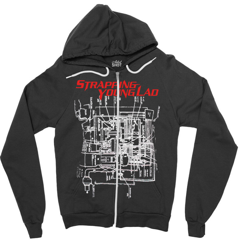 Strapping Young Lad Zipper Hoodie | Artistshot