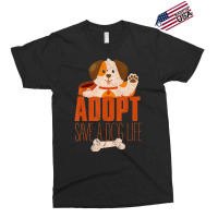 Hot Trend Animal Adoption Shelter Volunteer Rescued Dog Adopt A Dog Exclusive T-shirt | Artistshot