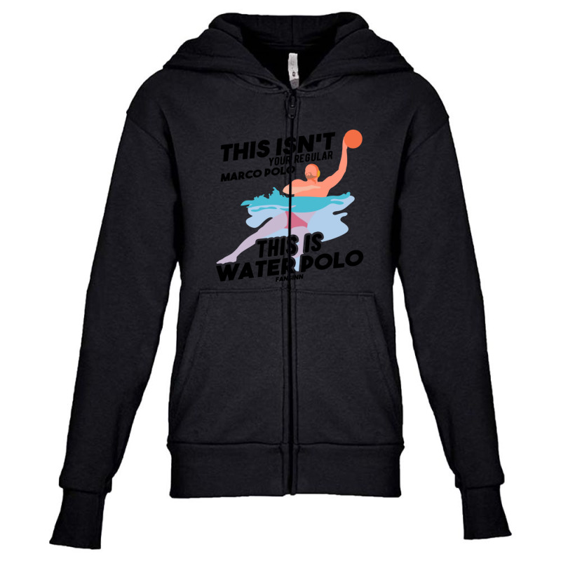 Water Polo Youth Zipper Hoodie | Artistshot