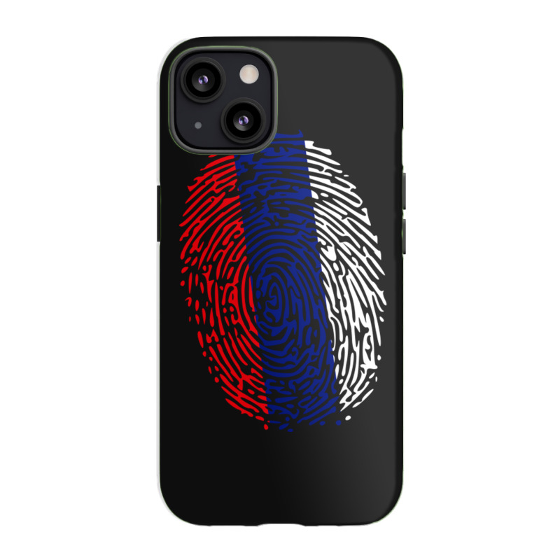 Fingerprint Russia Flag iPhone 13 Case by JeremyHurley | Artistshot