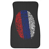 Fingerprint Russia Flag Front Car Mat | Artistshot