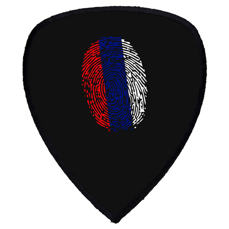 Fingerprint Russia Flag Shield S Patch by JeremyHurley | Artistshot