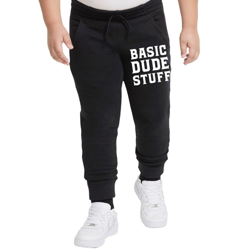 Basic Dude Stuff Premium T Shirt Youth Jogger by been | Artistshot