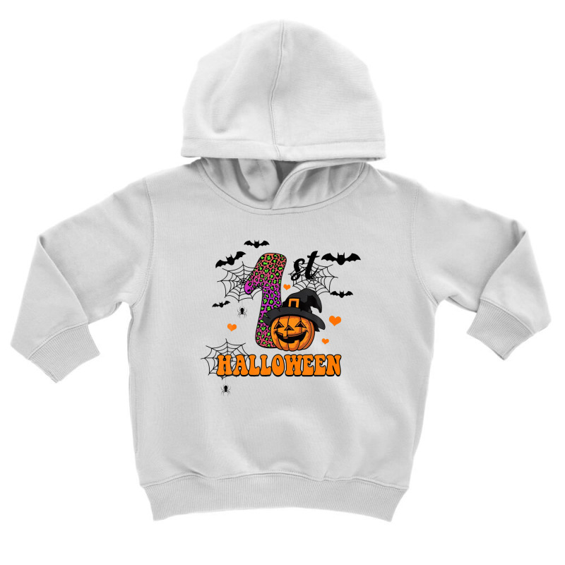 Funny My First Halloween Cute Pumpkin Spooky Costume Toddler Hoodie | Artistshot