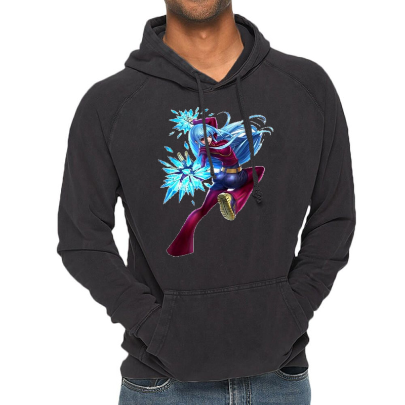 Trending Kula Diamond Anime Kof 98 Vintage Hoodie | Artistshot