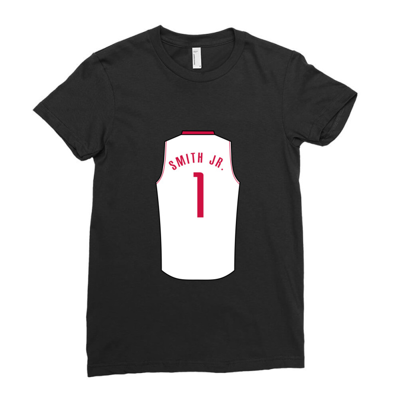 Jabari Smith Jr Jersey 11 Ladies Fitted T-Shirt by StaceyKerry | Artistshot