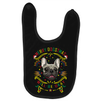 Merry Dogstmas Will Be Okay Merry Christmas, Funny Dog Yoga Baby Bibs | Artistshot