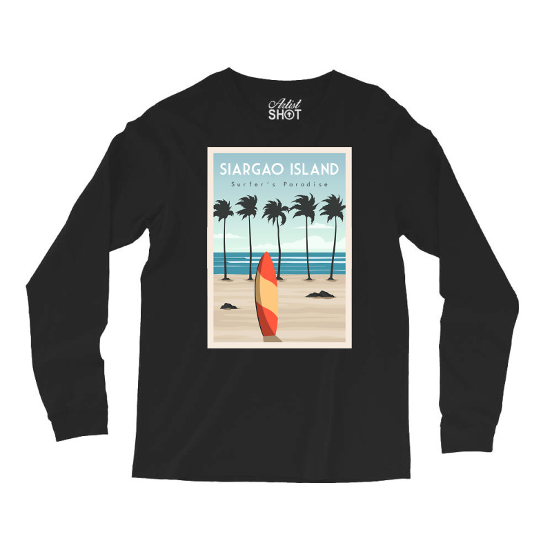 Trending Siargao Island Surf Beach Long Sleeve Shirts | Artistshot