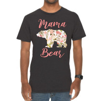 Hot Trend Mama Bear Floral Mothers Day Vintage T-shirt | Artistshot