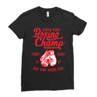 Boxing Champ 1 Ladies Fitted T-shirt | Artistshot