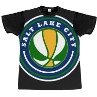 Salt Lake City Basketball Boy Graphic T-shirt | Artistshot