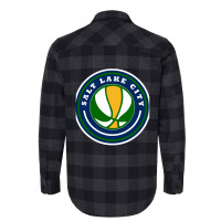 Salt Lake City Basketball Boy Flannel Shirt | Artistshot