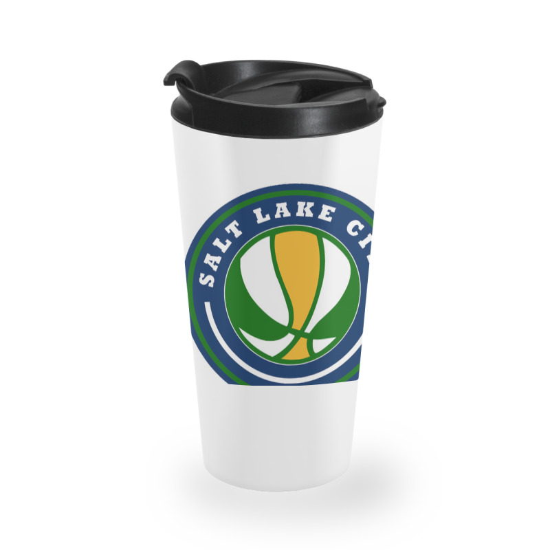 Salt Lake City Basketball Boy Travel Mug | Artistshot