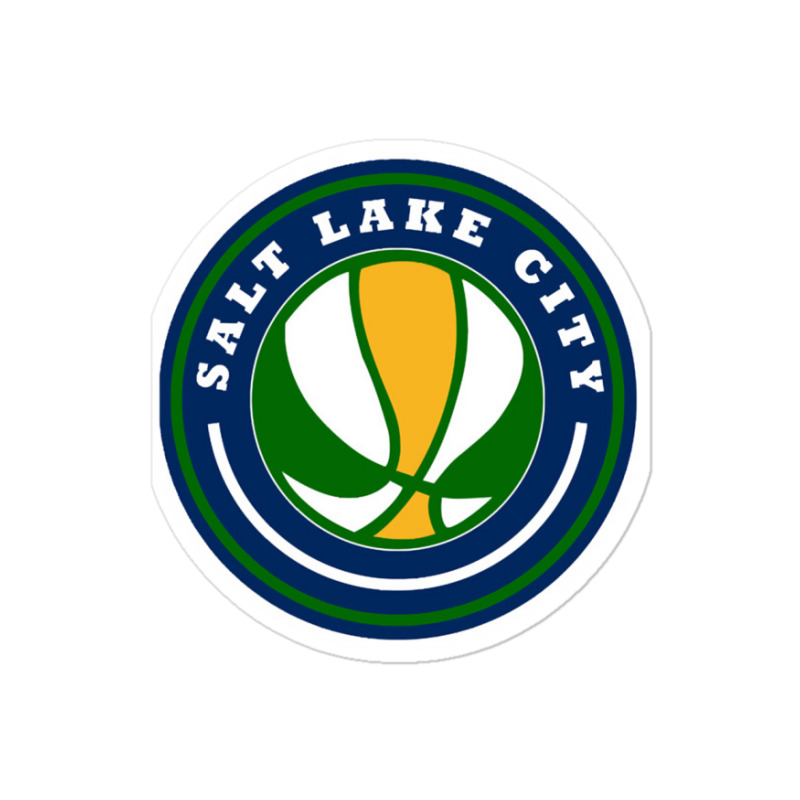 Salt Lake City Basketball Boy Sticker | Artistshot