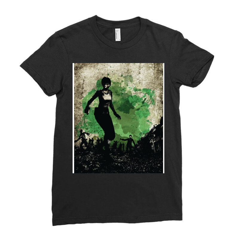 Resi Zero Rebecca Chambers Minimalist Art Ladies Fitted T-Shirt by superivelisy | Artistshot