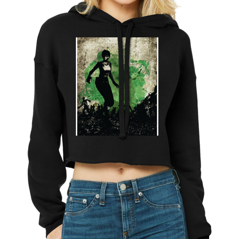 Resi Zero Rebecca Chambers Minimalist Art Cropped Hoodie by superivelisy | Artistshot