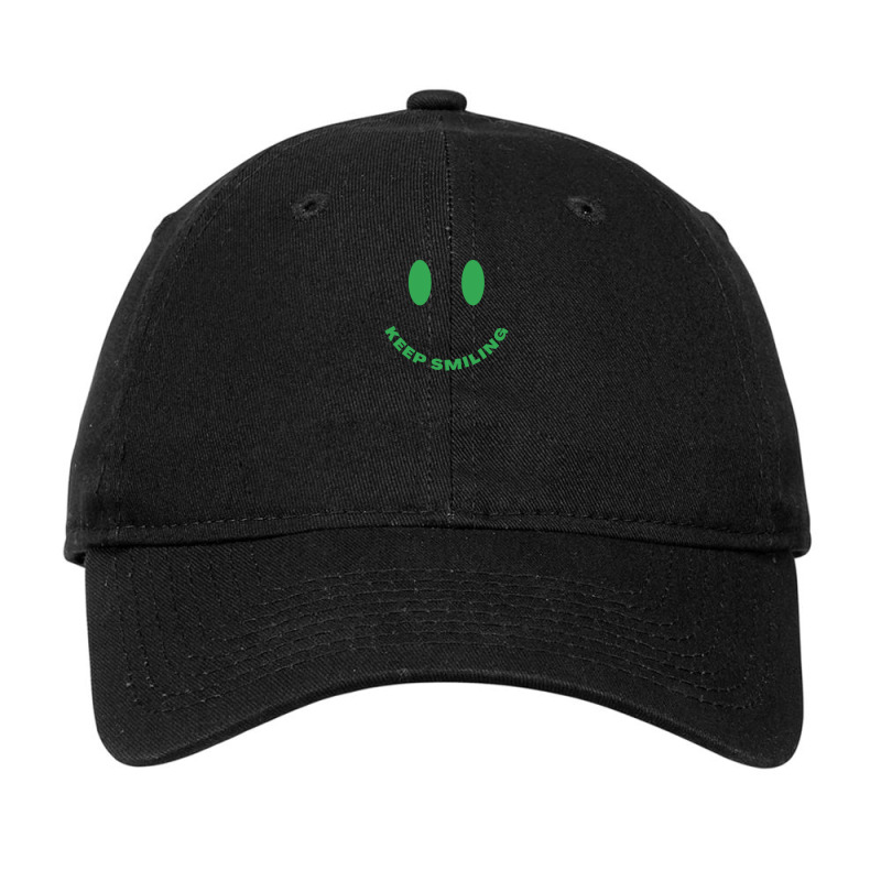 Keep Smiling Adjustable Cap | Artistshot