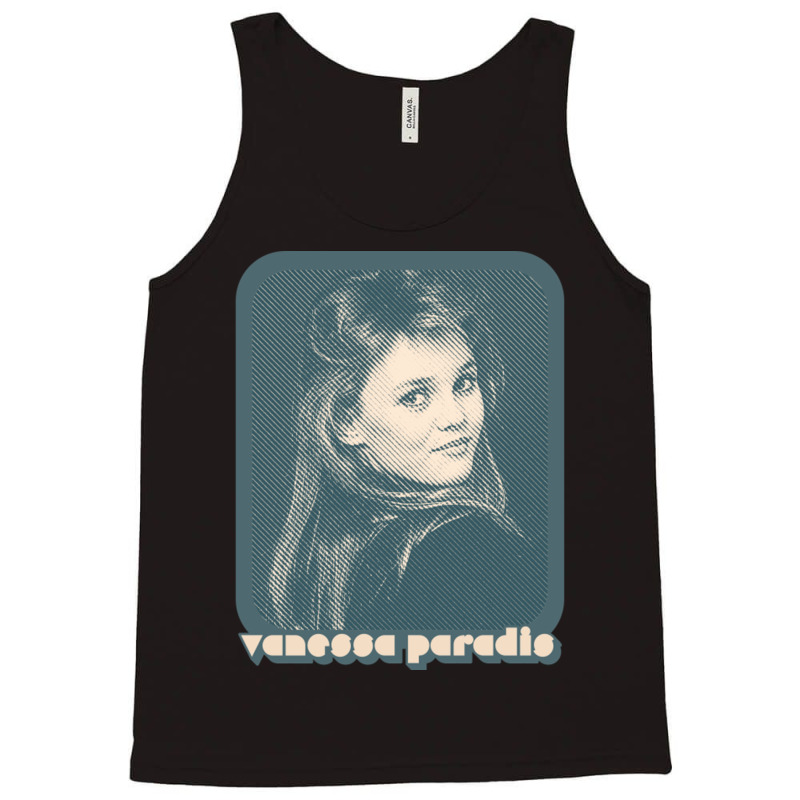 Vanessa Paradis Retro Style 80s Francophile Design Gift Tank Top | Artistshot