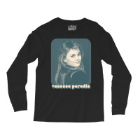 Vanessa Paradis Retro Style 80s Francophile Design Gift Long Sleeve Shirts | Artistshot