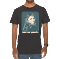 Vanessa Paradis Retro Style 80s Francophile Design Gift Vintage T-shirt | Artistshot