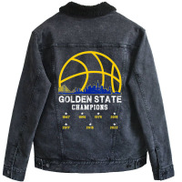 Golden 2022 Basketball For Men Women Warriors 11 Unisex Sherpa-lined Denim Jacket | Artistshot