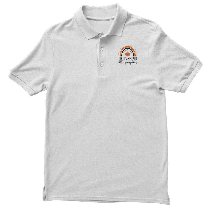 We Deliver The Cutest Little Pumpkins Men's Polo Shirt by siniszeger | Artistshot