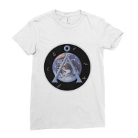 Stargate Earth Emblem Ladies Fitted T-shirt | Artistshot