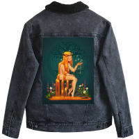 Tonight Gamer Unisex Sherpa-lined Denim Jacket | Artistshot