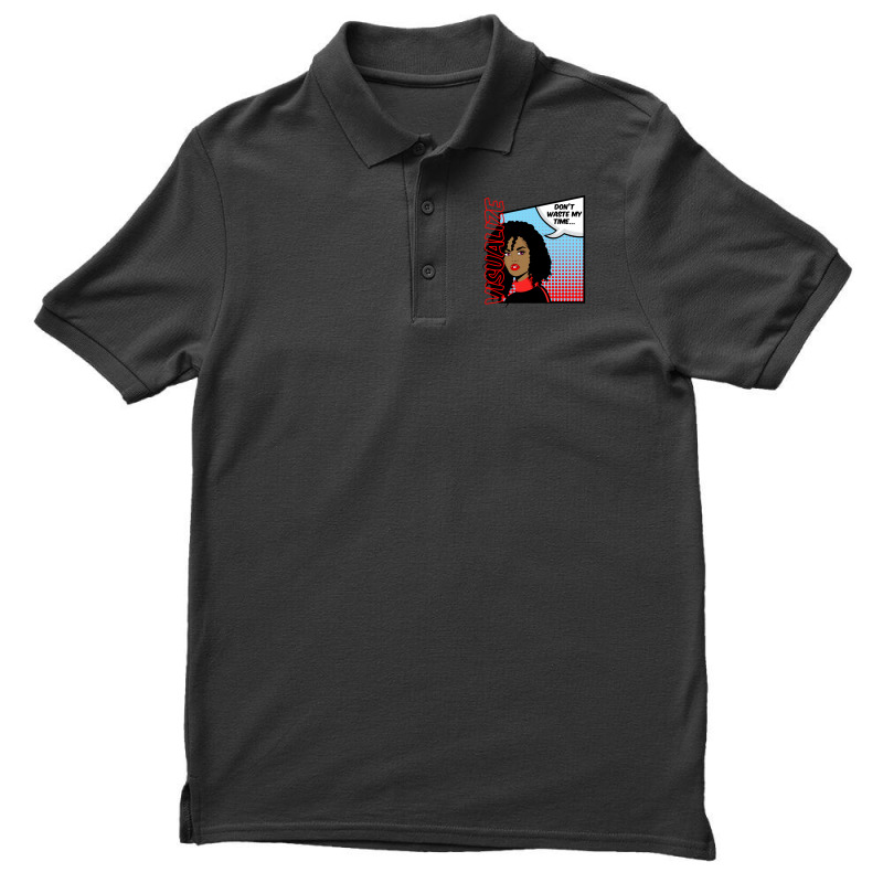 Don't Waste My Time - Time Is Money Men's Polo Shirt by SusanneRestemayer | Artistshot