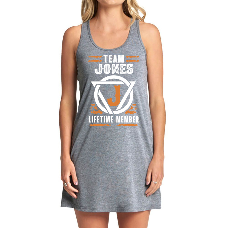 Limited Edition Family Name Team Jones Lifetime Member Tank Dress by bummercaught | Artistshot