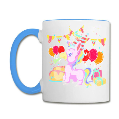 Birthday T  Shirt Funny Unicorn Kids Birthday Coffee Mug Designed By Weissnatwebster369