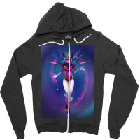 Walking Pegasus Zipper Hoodie | Artistshot